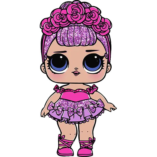 LOL lutka Šećerna kraljica slika u boji