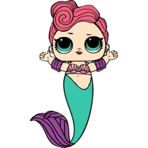 LOL lutka sirena slika u boji