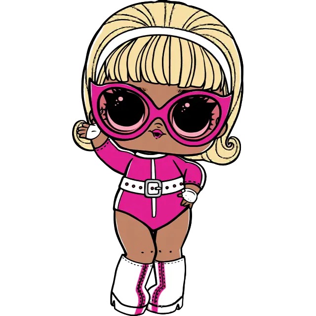 LOL кукла Drag Racer цветно изображение