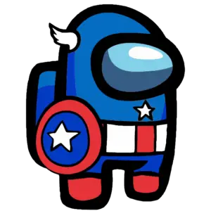 Капитан Америка цветно изображение