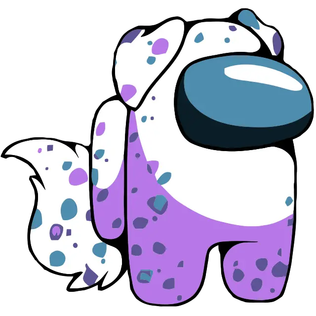 Петнисто куче цветно изображение