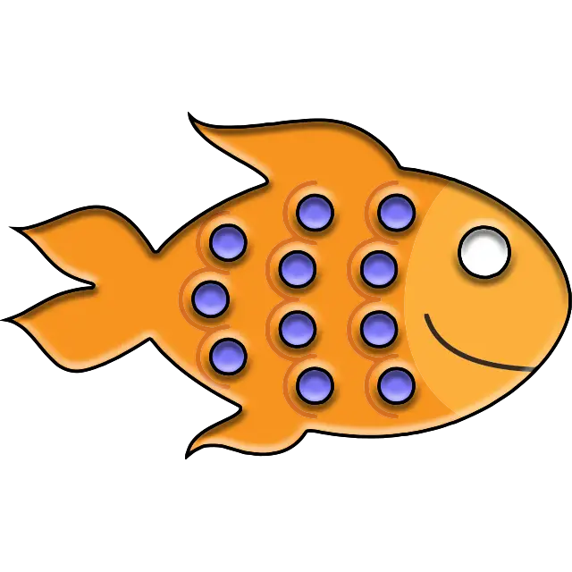 Риба Поп То цветно изображение