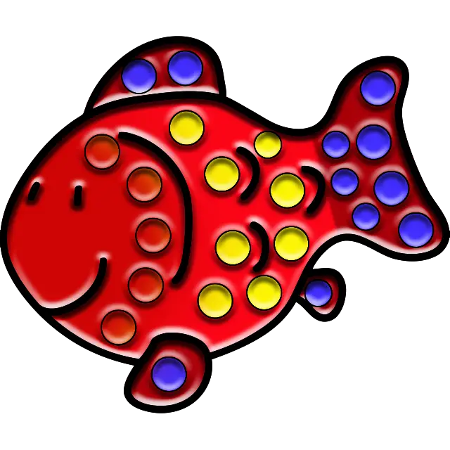 Рибена усмивка цветно изображение
