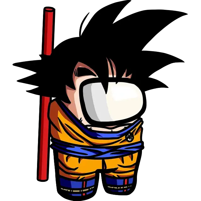 Дракон топка Goku цветно изображение