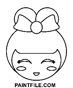 Kokeshi arc kifestő