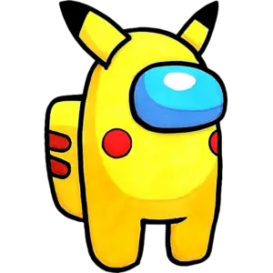 Kiva Pikachu värillinen kuva