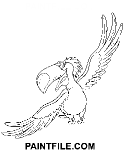 Rio Movie ClipArt värityssivu